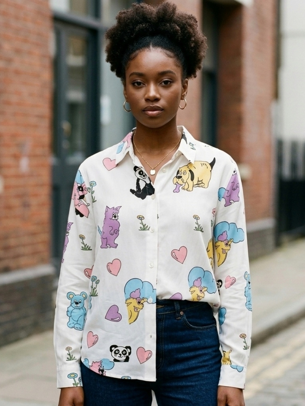 Gossip Y2K T-shirt Button Down
